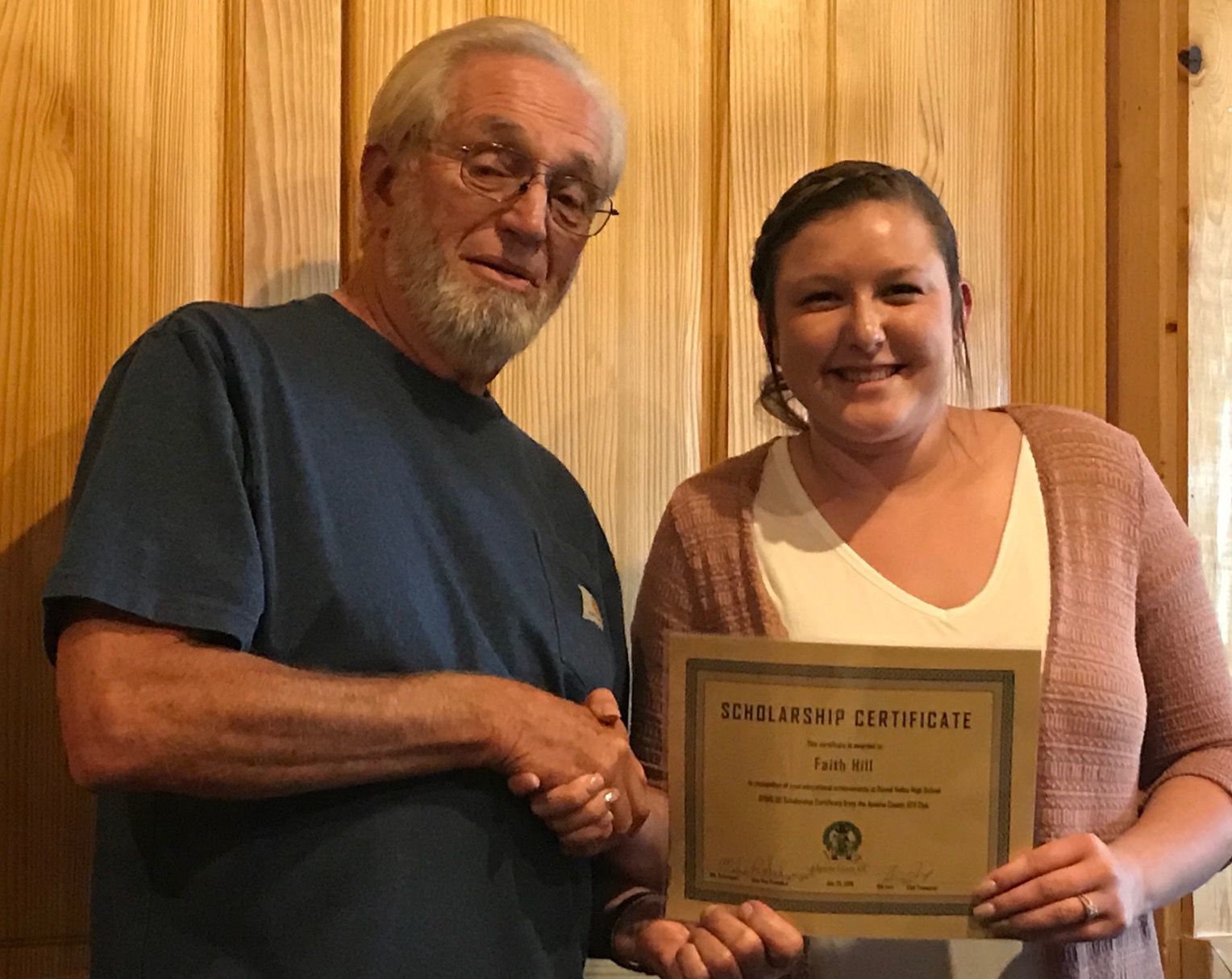 Apache Co ATV Club awards local scholarship